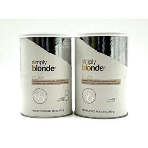 Kenra Color Simply Blonde Clay Lightener Upto 8 Levels Lift 16 oz-2 Pack
